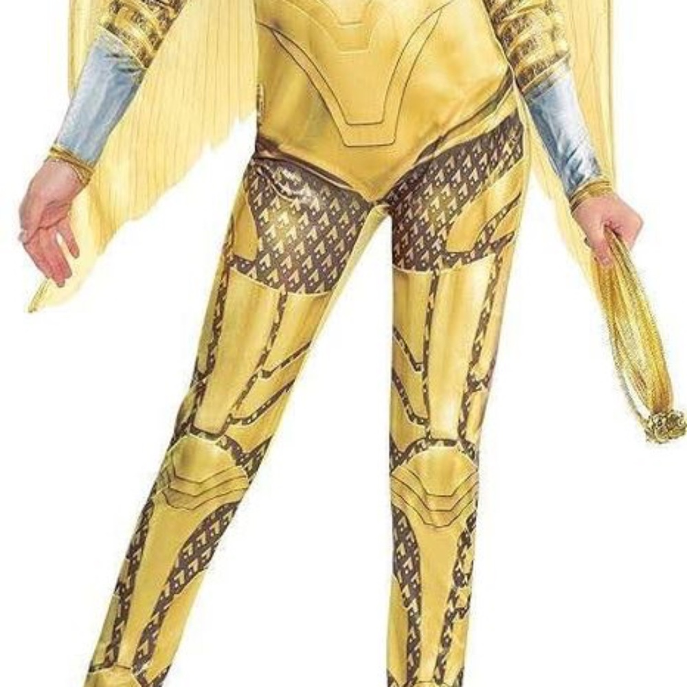 BRAND NEW girl Wonder Woman wonder woman halloween costume size S 4-6 L  12-14 - Picture 2 of 5